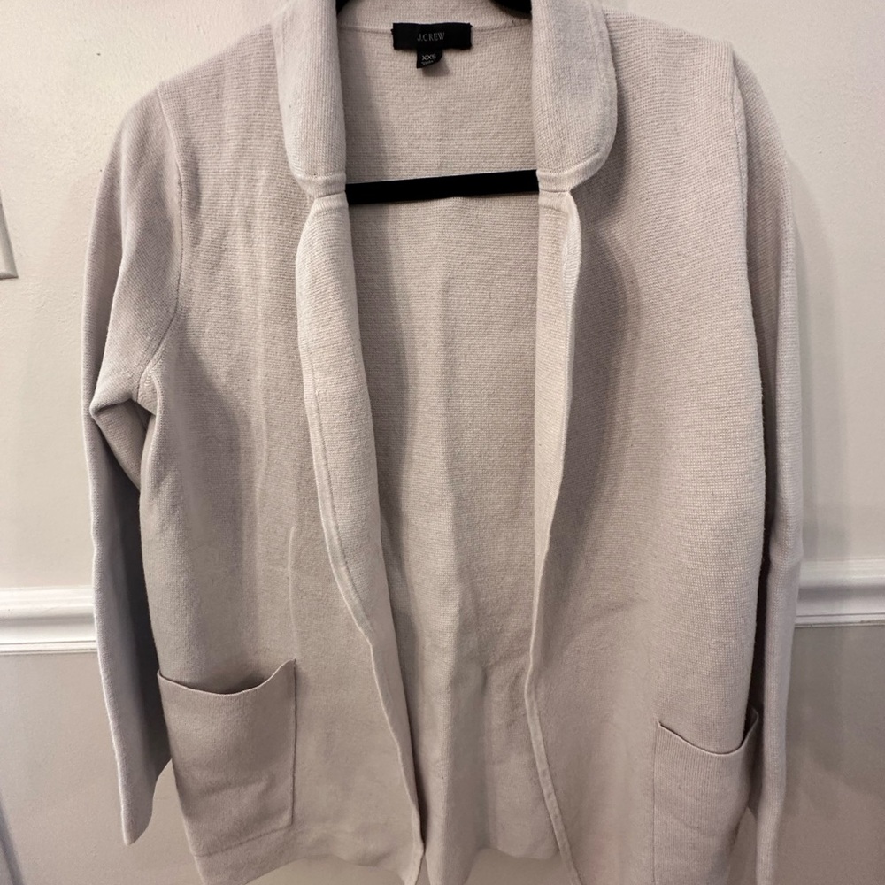 J. Crew Soft Pale Pink Knit Cardigan